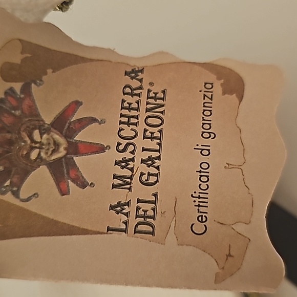 New Signed La Maschera Del Galeone Mask Handmade Italy - Picture 10 of 10